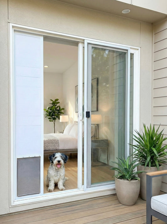 Stackable Cat/Doggy Door for Sliding Doors